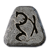 <b>Eth</b><br><em>Required Level </em><span>15</span><br><b> Weapon Modifiers</b><p>−25% To Target Defense </p><b> Armor/Helms/Shields Modifiers</b><p>Regenerate Mana 15% </p> Eth image